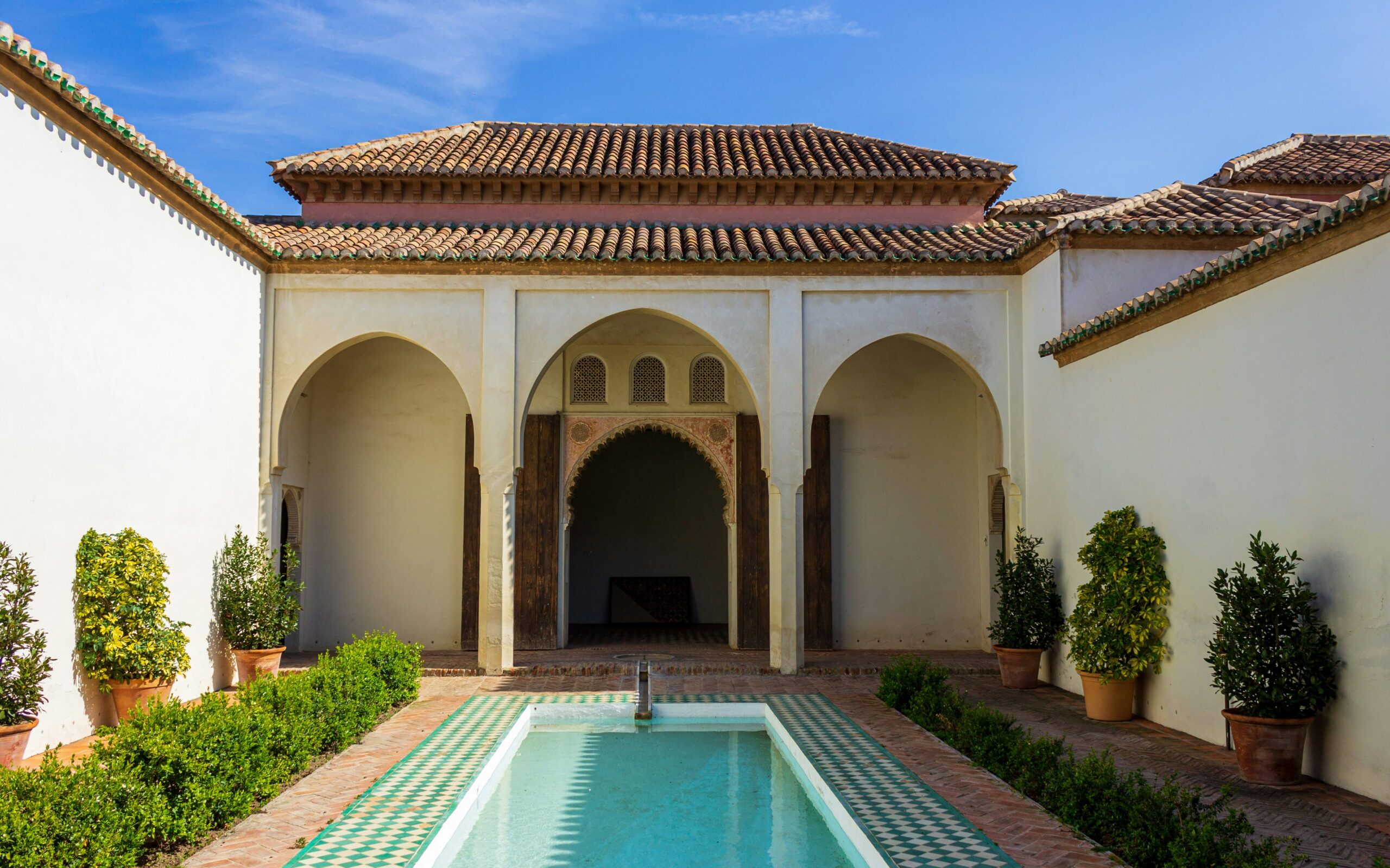 The Alcazaba in Malaga, Moorish architecture